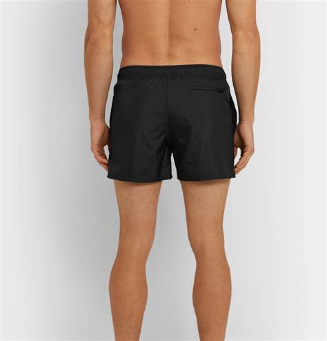 Givenchy: Black Logo Swim Shorts 